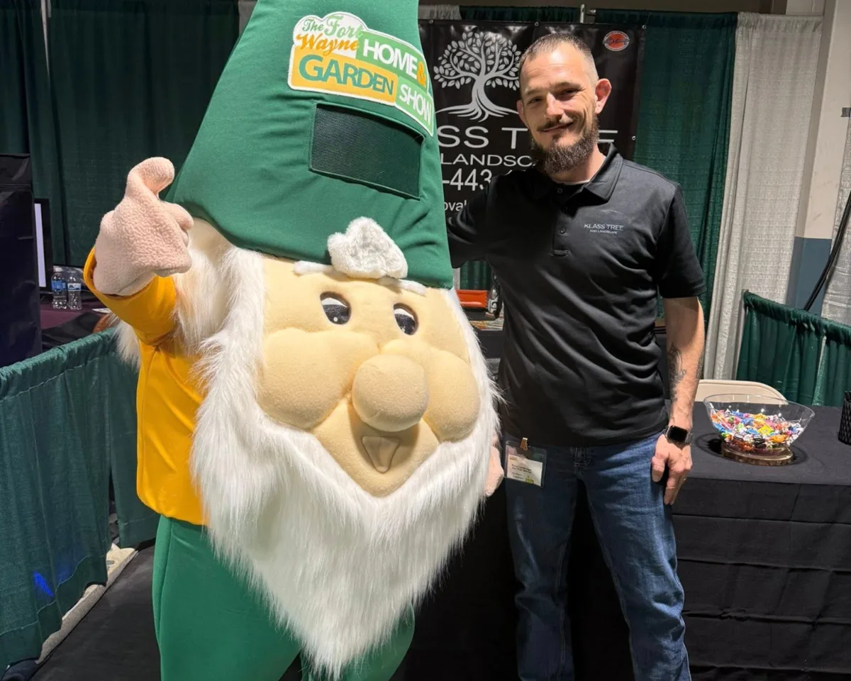Owner of Klass Tree and Landscape at the Fort Wayne Home and Garden Show
